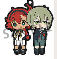 Suletta and Elan Rubber Keychain