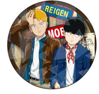 Reigen and Shigeo  Holographic Badge
