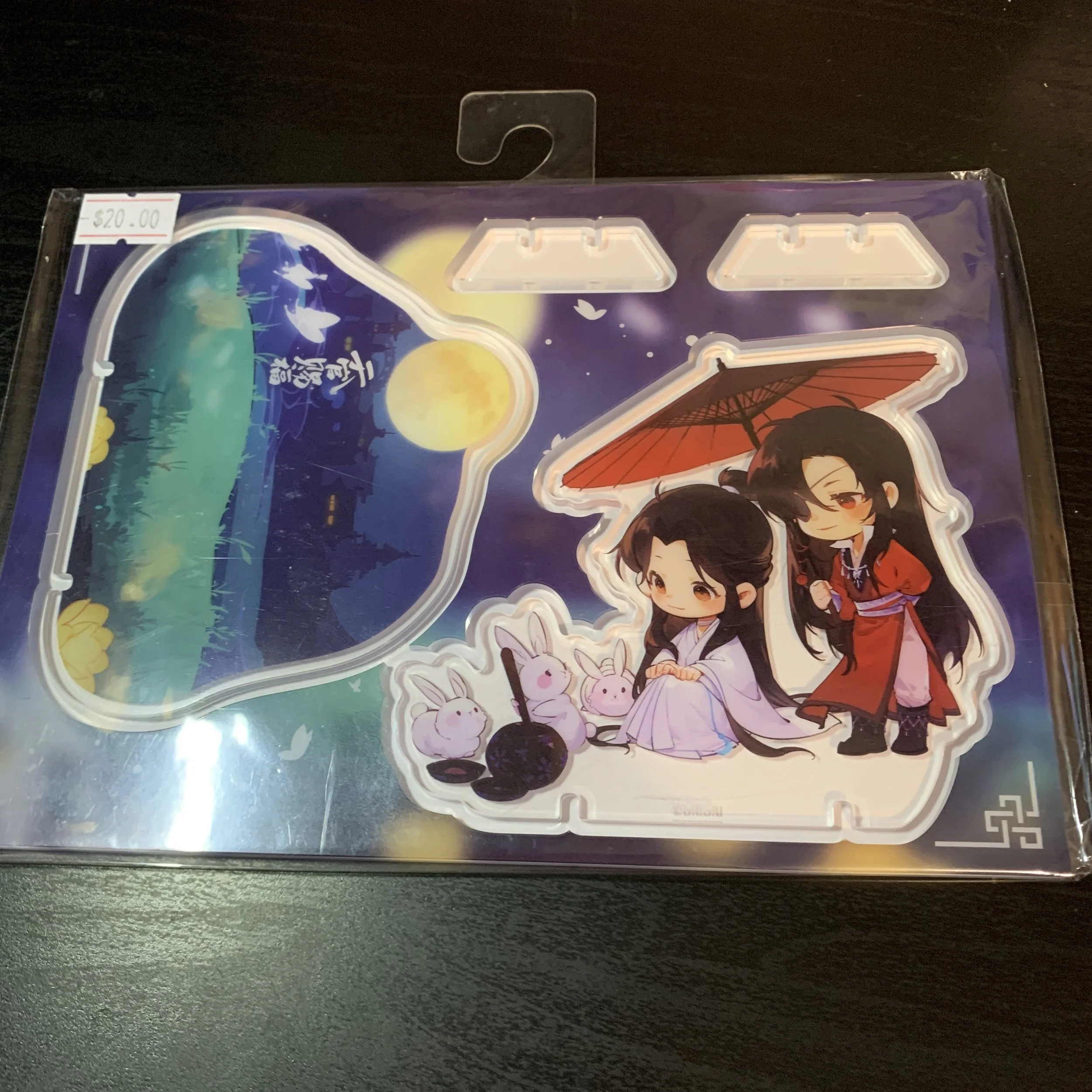 Xie Lian and San Lang Acrylic Scene -bunnies