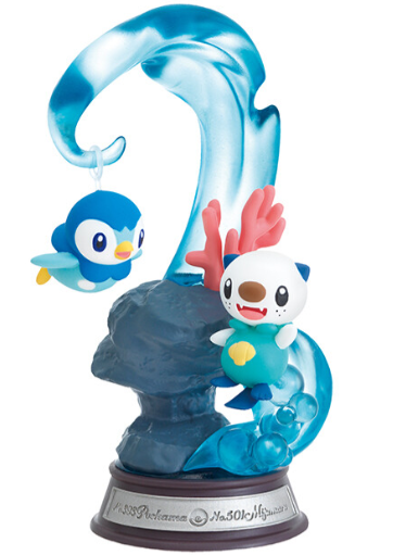 Piplup and Oshawott Figure - Swing Vignette