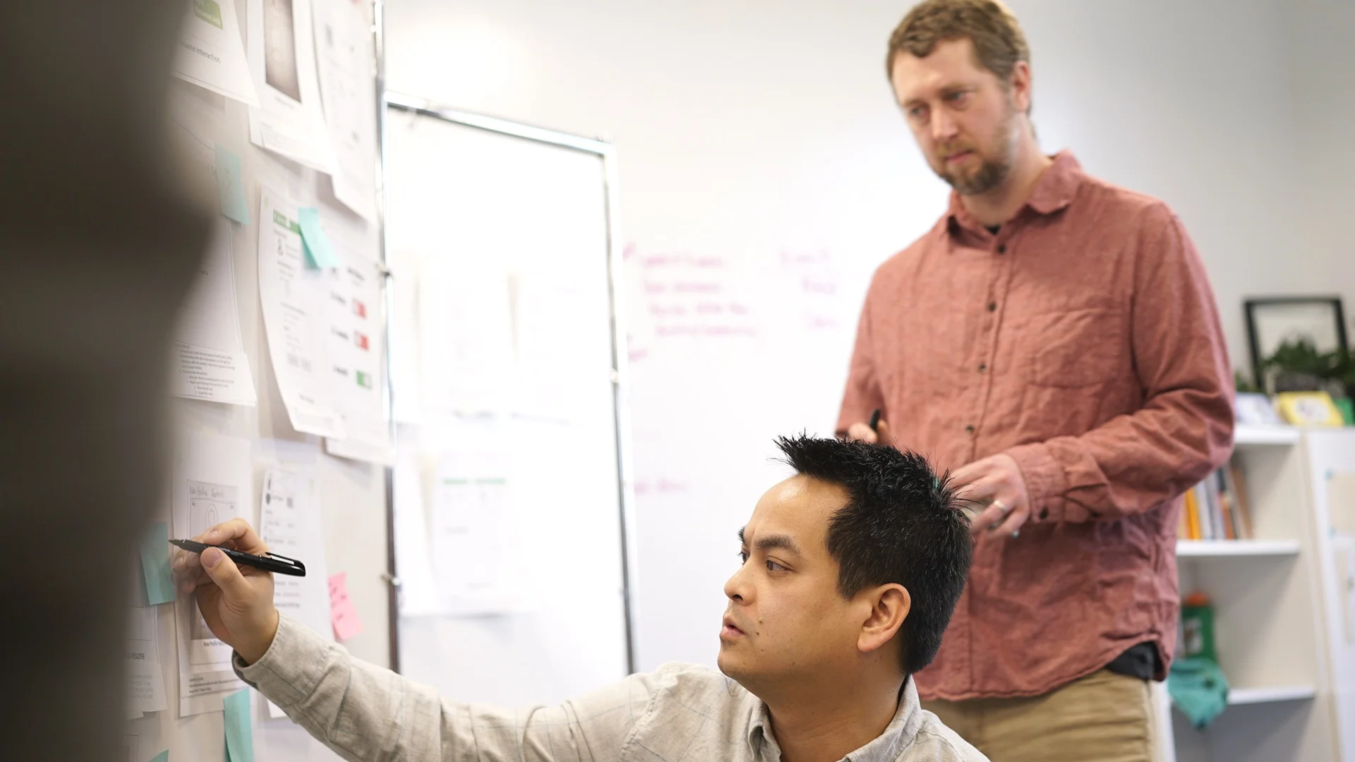 Branch product manager and developer scoring our concepts.