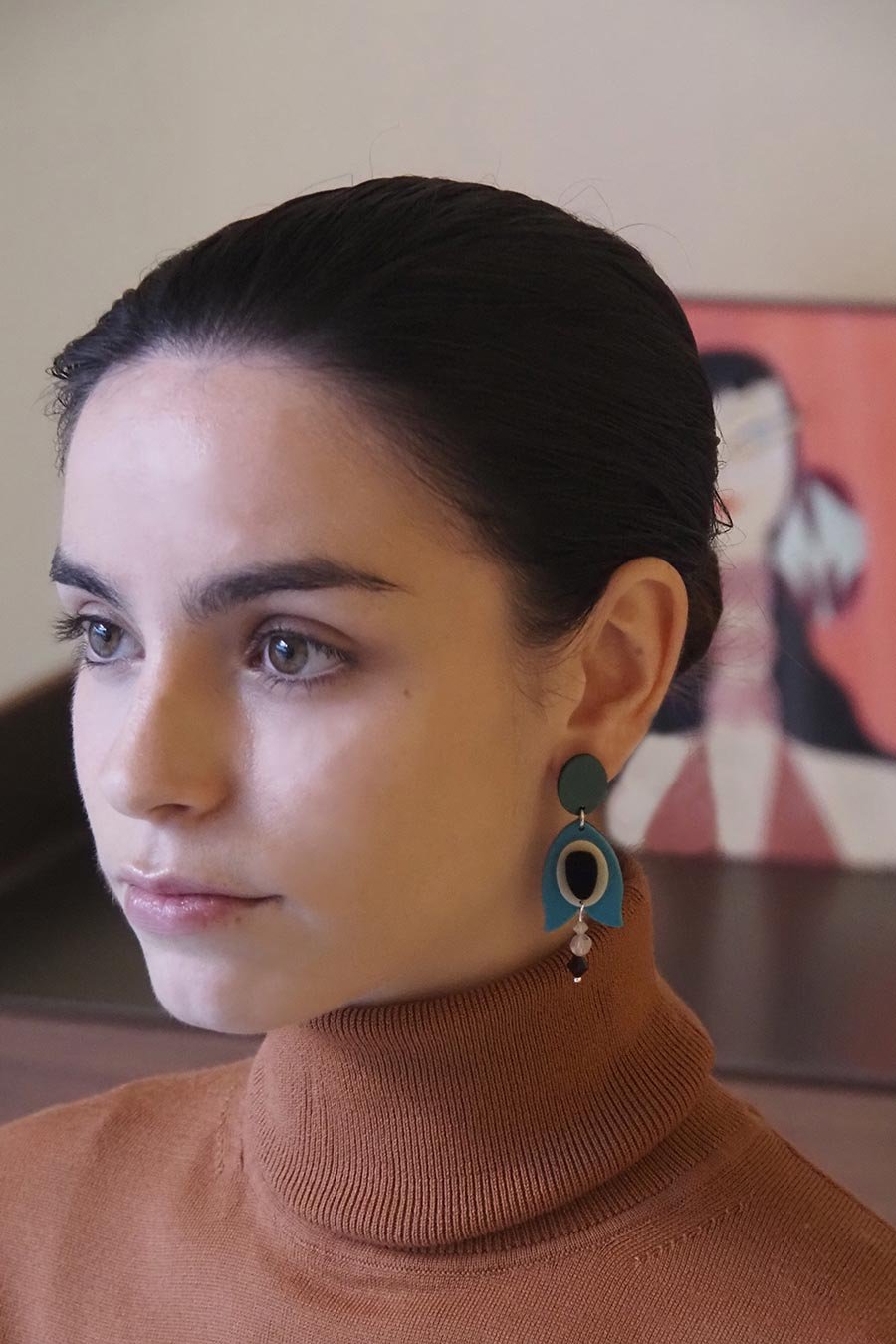 Pendientes Cora - Azul