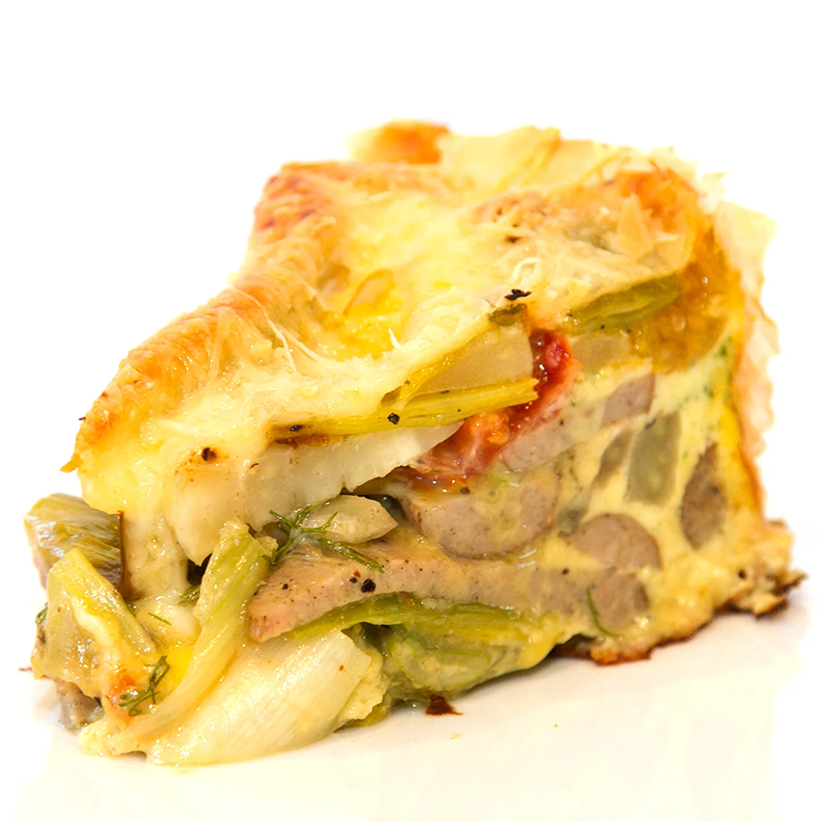 Sausage and Roasted Fennel Breakfast Quiche