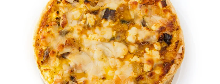 Chicken Sausage and Roasted Yam Quiche