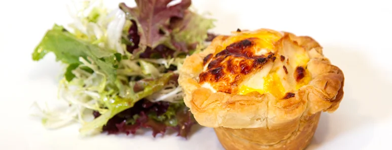 Roasted Chicken-Mushroom Tartlets