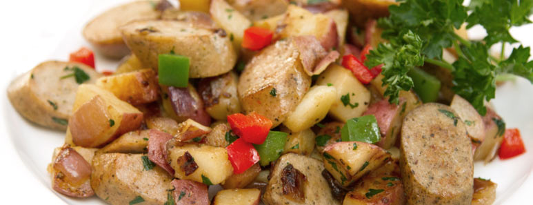 Chicken Sausage and Potato Hash