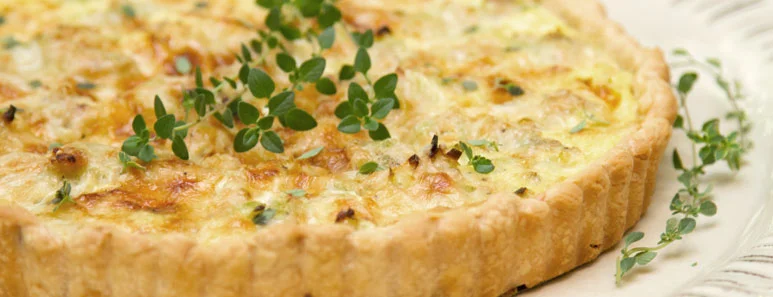 Chicken and Leek Quiche
