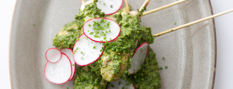 Grilled Chicken Tenders With Spicy Chimichurri