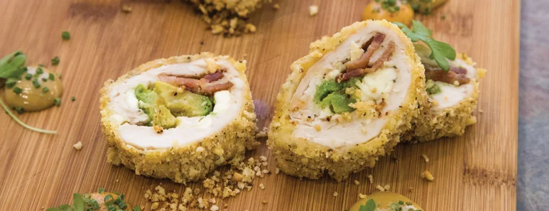 Avocado, Bacon &amp; Feta Chicken Roulade