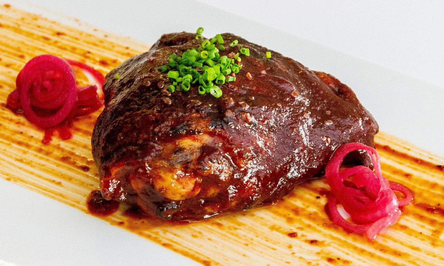 Grilled Chicken with Coffee BBQ Sauce