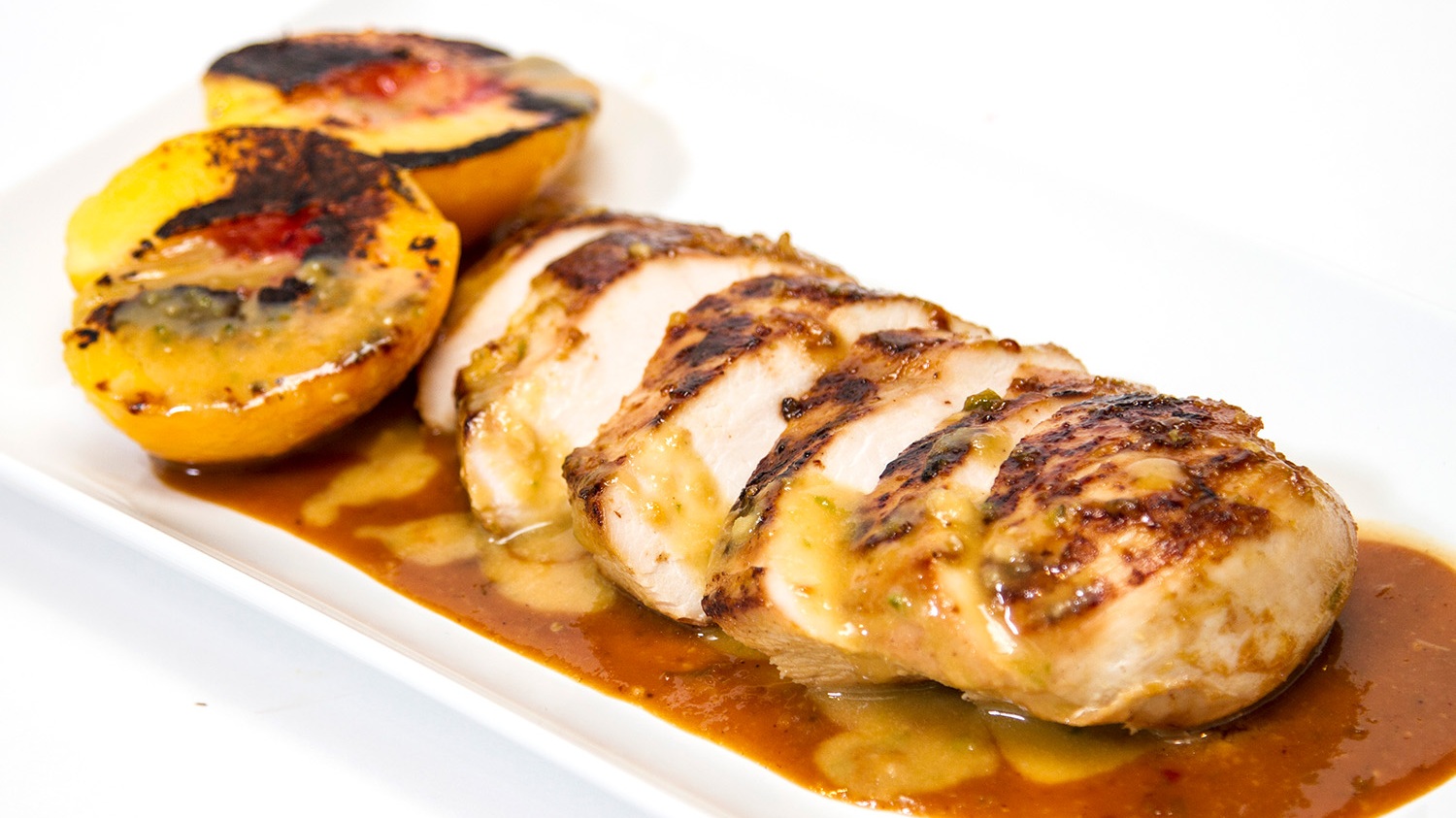Pan-Seared Chicken Breasts With Spicy Peach Glaze