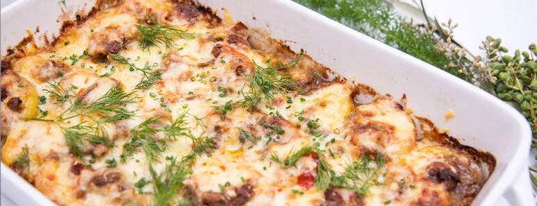 Potatoes Gratin With Smoky Bacon Tartiflette Savoyarde Strong