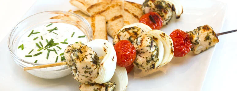 Greek Chicken Kabobs
