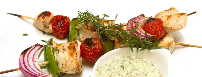 Garden Chicken Kabobs
