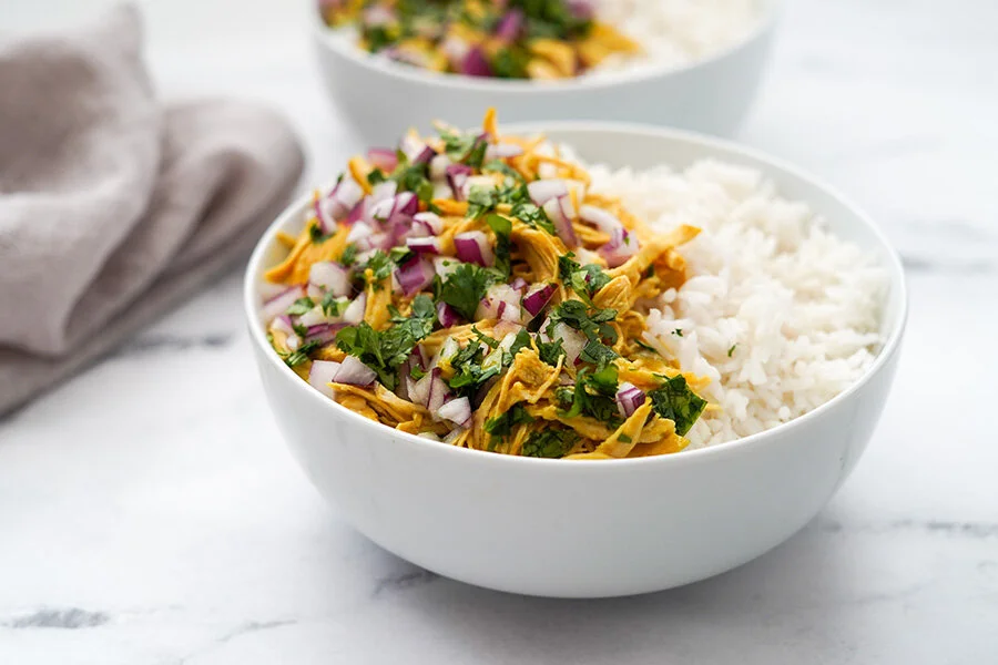 Pressure Cooker Thai Basil Chicken Curry