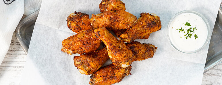 Cajun Rub Chicken Wings