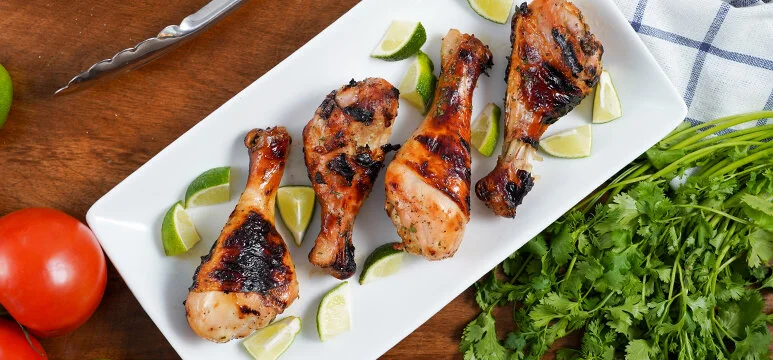 Grilled Honey Lime Drumsticks