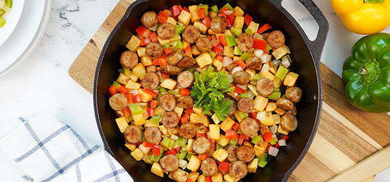 Sausage and Potato Breakfast Skillet