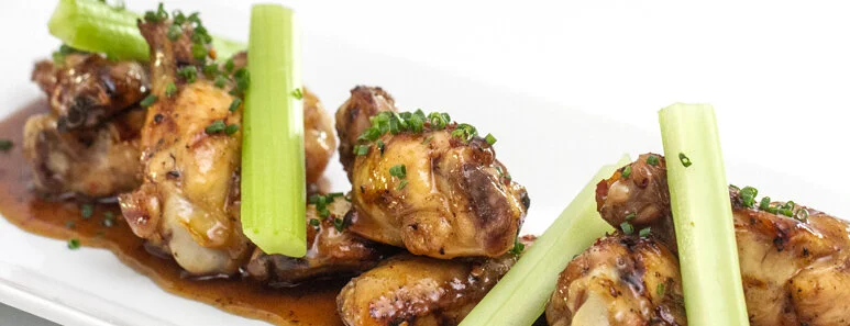 Bourbon and Maple Chicken Wings