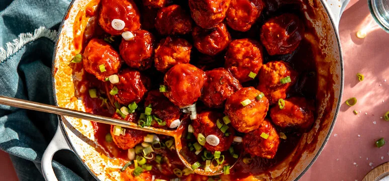 BBQ Chicken Meatballs
