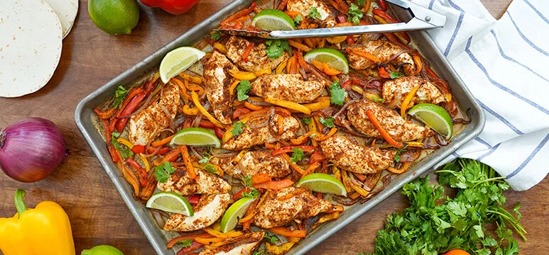 Sheet Pan Chicken Fajitas