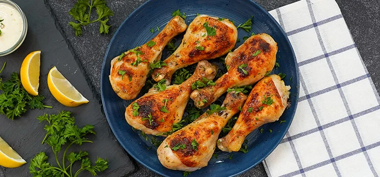 Baked Ranch Chicken Drumsticks