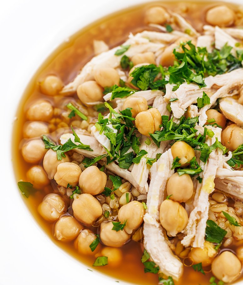 Chicken and Chickpea Soup