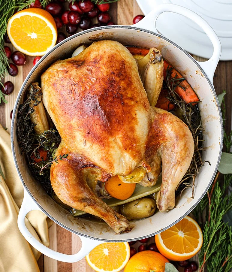 Juicy Roasted Whole Chicken