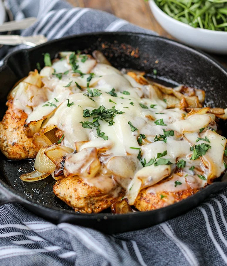 Carmalized Onion Blackened Chicken