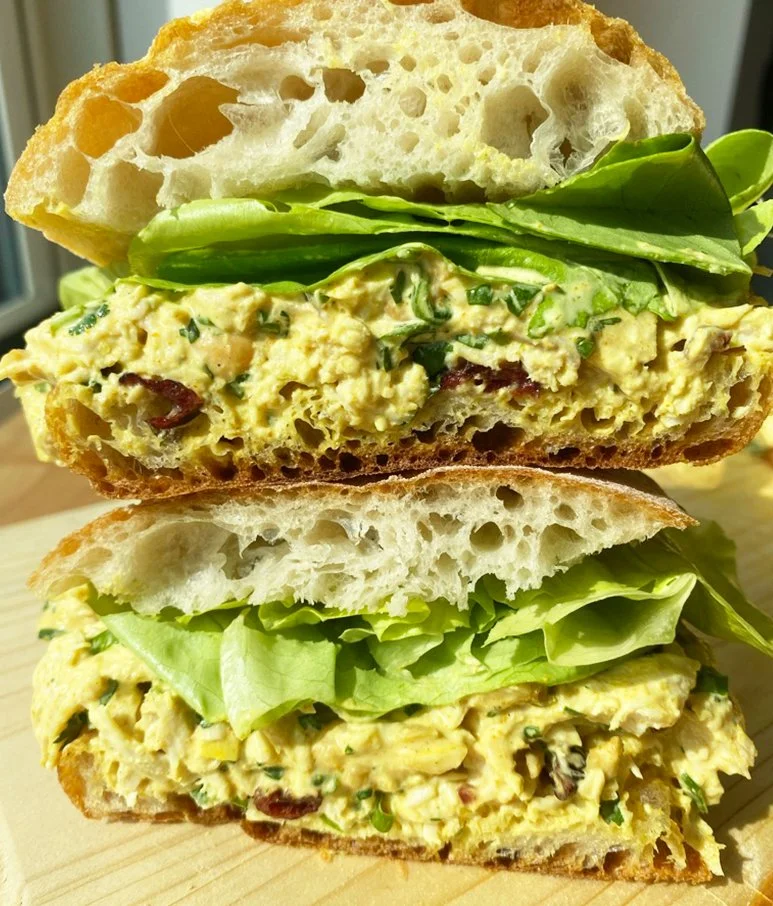 Curry Chicken Salad Sandwiches