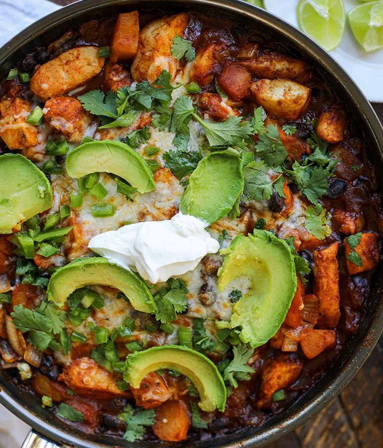 Chicken Enchilada Skillet