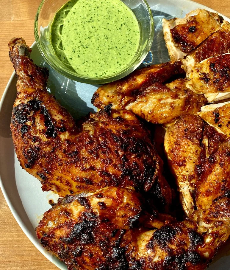 Peruvian Chicken with Aji Verde