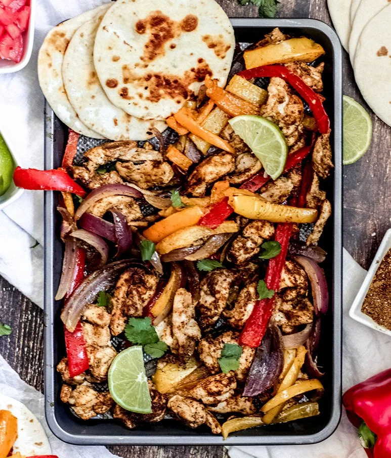 Sheet Pan Chicken Fajitas