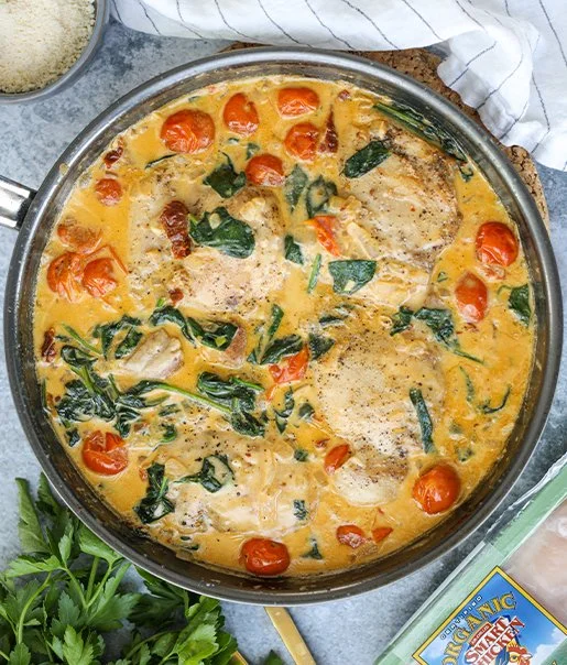 One-Pan Tuscan Chicken Thighs