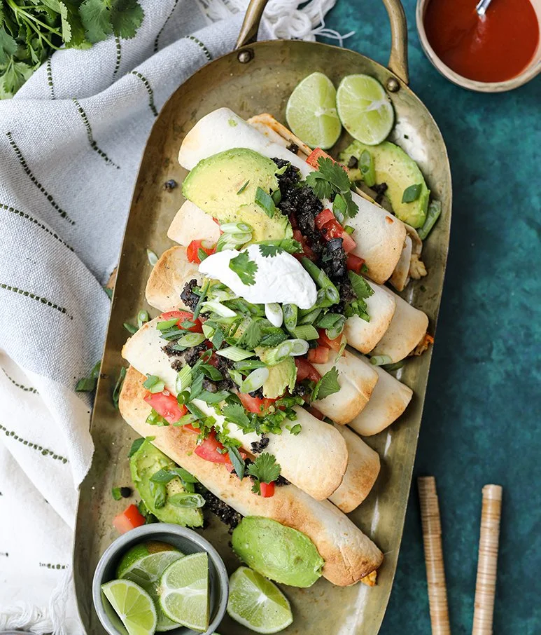 Air Fryer Chicken Taquitos