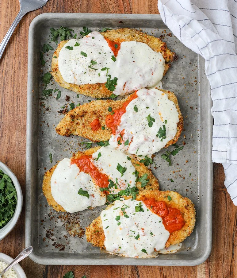 Baked Vodka Chicken Parmesan