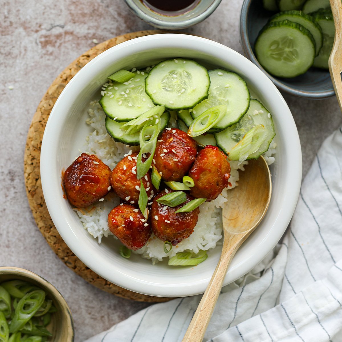 Firecracker Chicken Meatballs