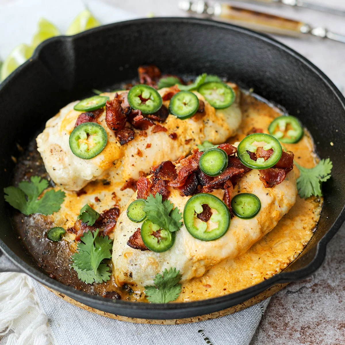 Buffalo Jalapeno Popper Chicken