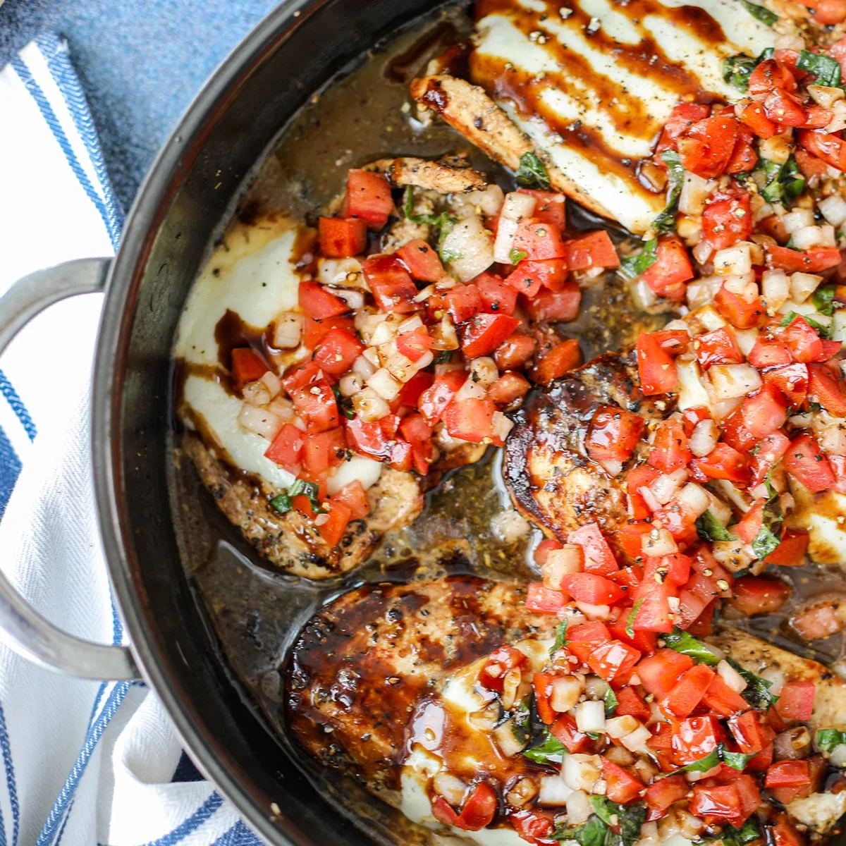Easy Bruschetta Chicken