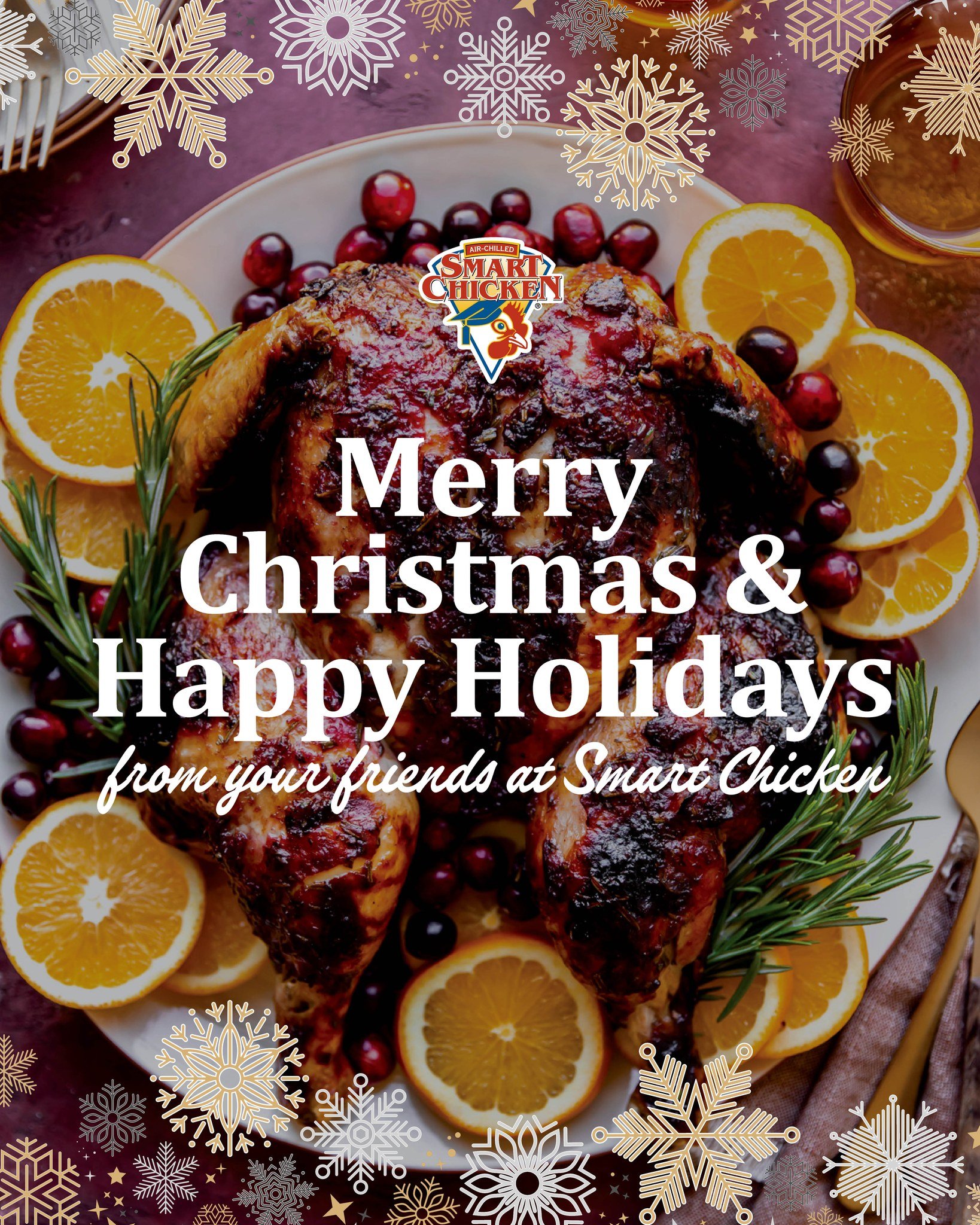 ✨🎄Merry Christmas and Happy Holidays from all of us at Smart Chicken!🎄✨ 

We're extending a heartfelt thank you to our team, our retail partners, and everyone who&rsquo;s been part of our year. Wishing you a joyful season of good company, good food