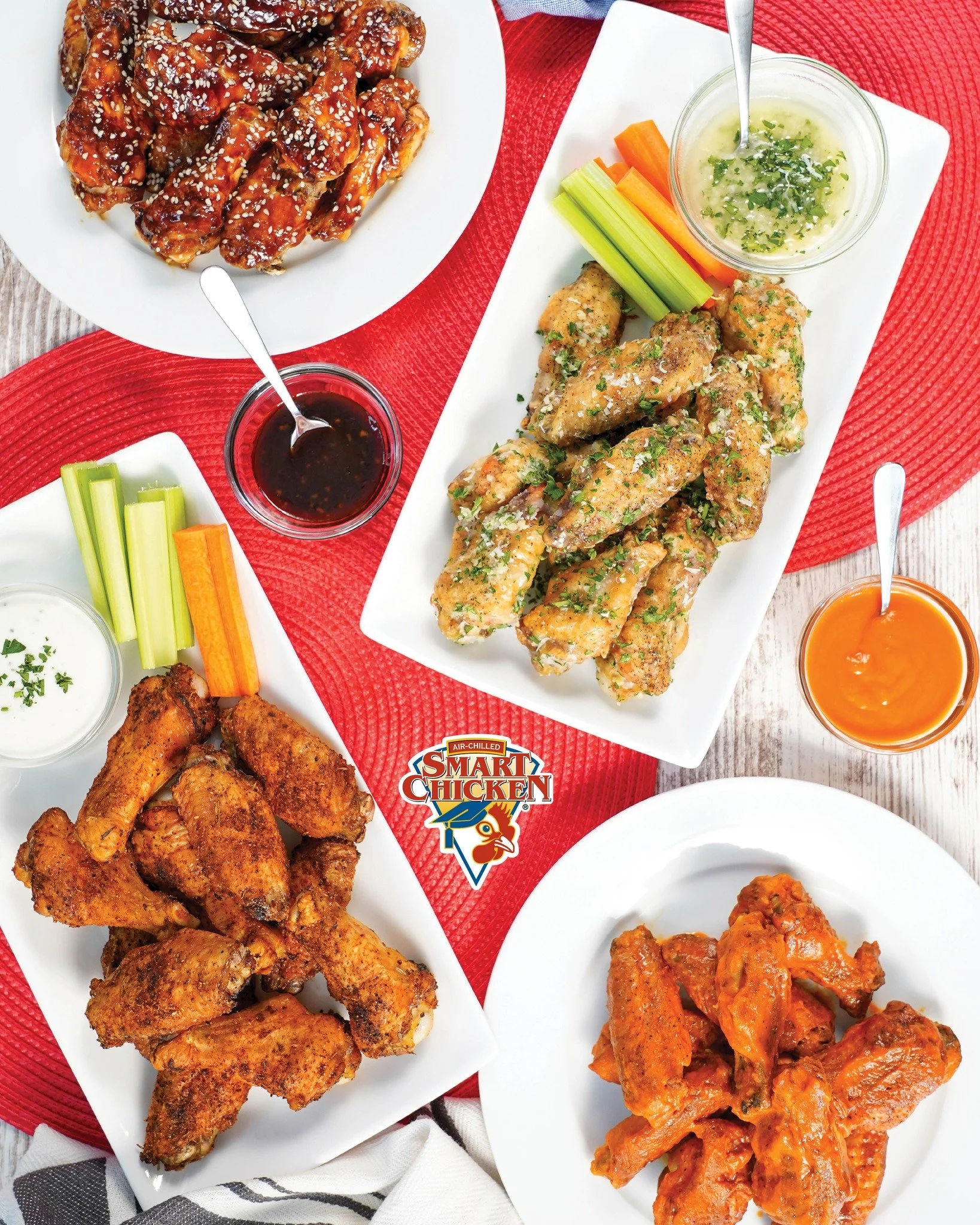 Game Day = Wing Day. In 2025, Americans ate an estimated 1.47 billion wings on Super Bowl Sunday. When it&rsquo;s time to serve a crowd, starting with Smart Chicken means better quality, better flavor, and wings you can feel good about&mdash;making e