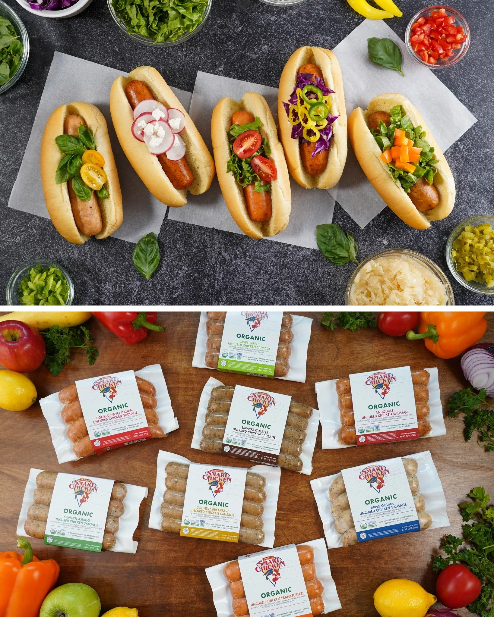 Not all sausages are created equal, and these definitely aren&rsquo;t &ldquo;just another option.&rdquo;

Smart Chicken Organic Uncured Chicken Sausages are made for real life and real meals. Big on flavor, simple on ingredients, and crafted with car