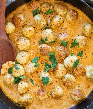 Marry Me Chicken Meatballs — SMART CHICKEN