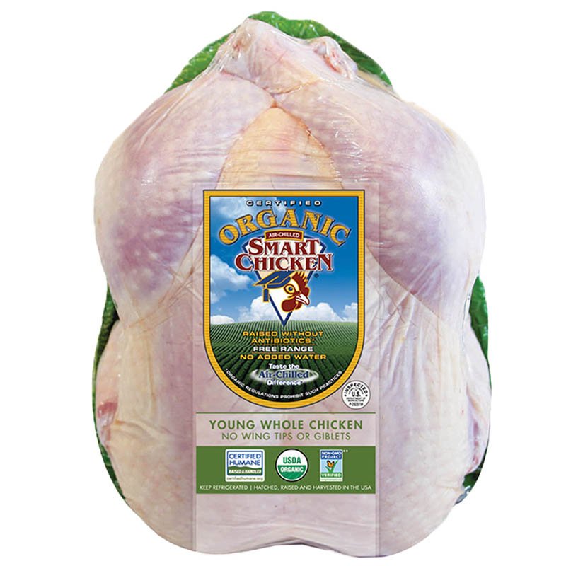 Chicken - Whole Bird - Certified Organic - Pasture Raised