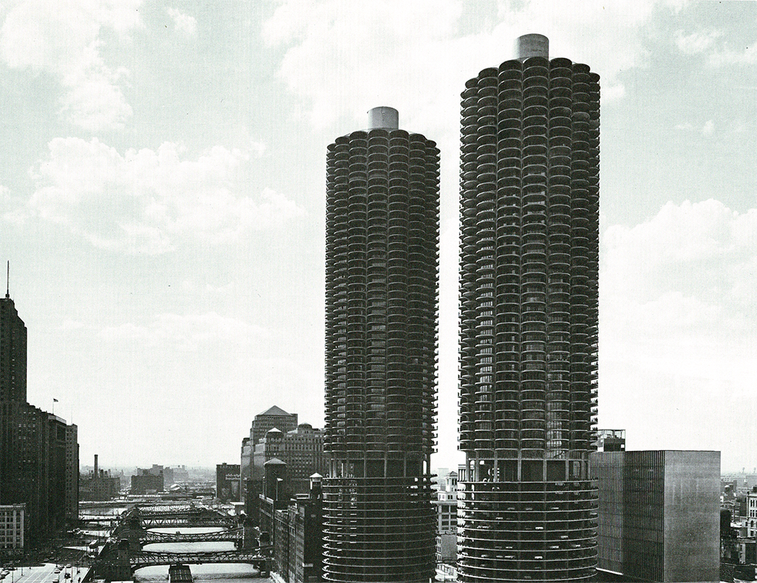 Torres Marina City de Bertrand Goldberg en Chicago