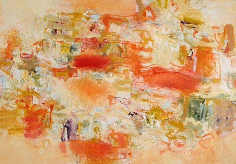 Anne Raymond, Octave, oil on canvas, 48 x 72 in    $12000