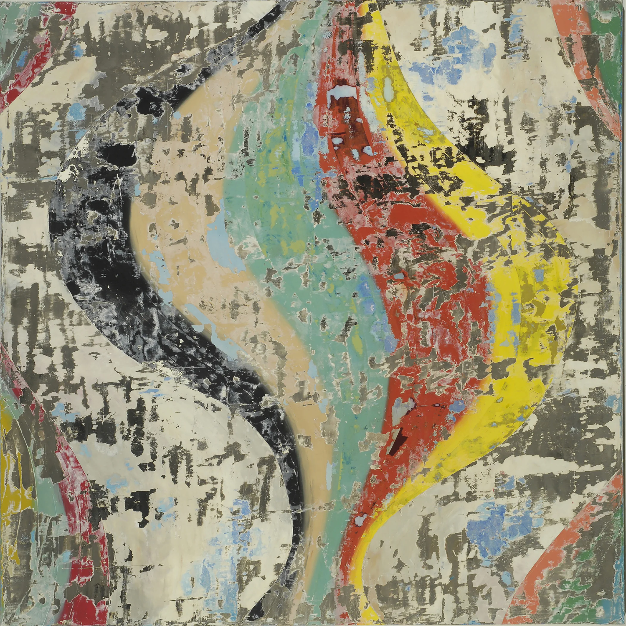 Atom Bomb Lotus Blossom, 2015, mixed media on paper, 20 x 20 in, $1,000