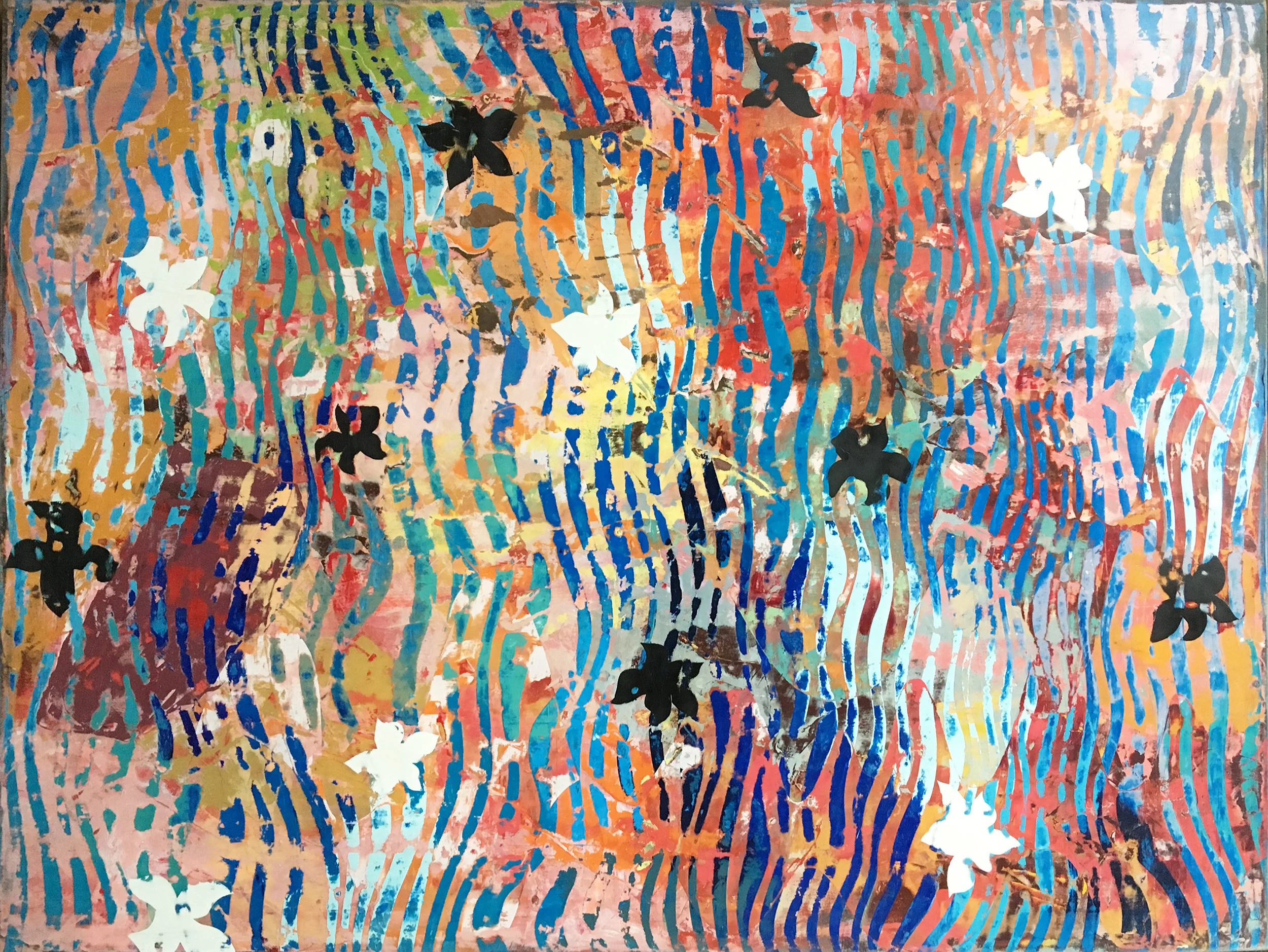 Baptism By Fire, 2019, oil on canvas, 36 x 48 in, $7,500