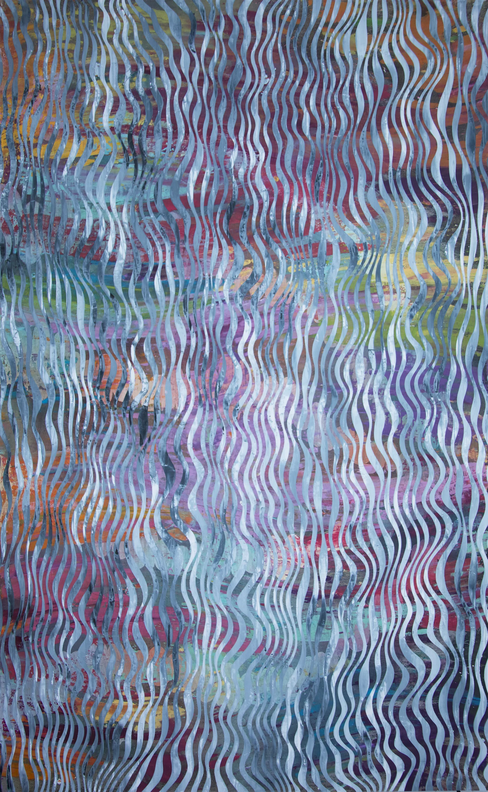 Waterfall, 2016, oil on canvas, 84 x 51 in, $15,500