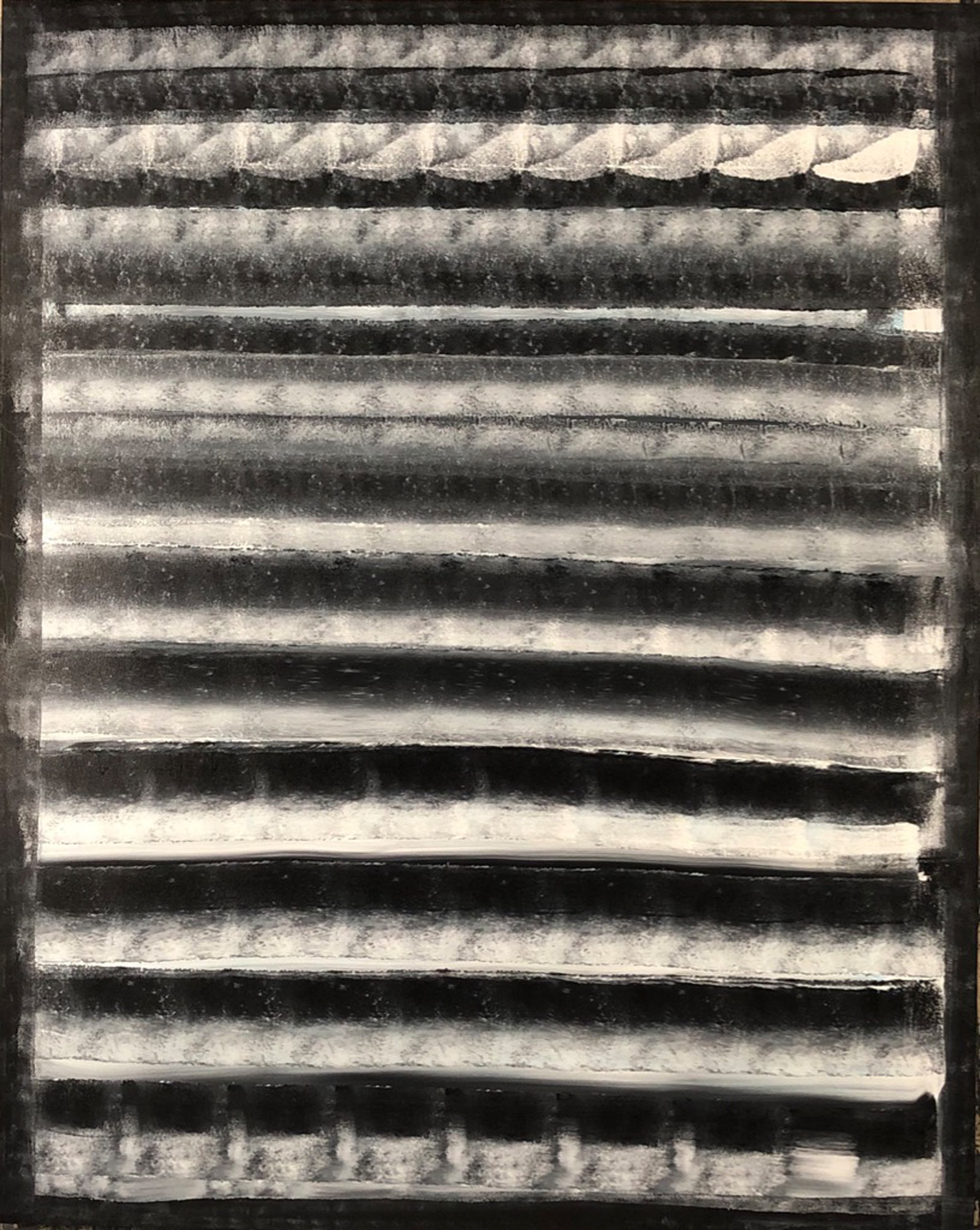 Celluloid, 2018, acrylic on wood, 4 x 5 ft, $6,500